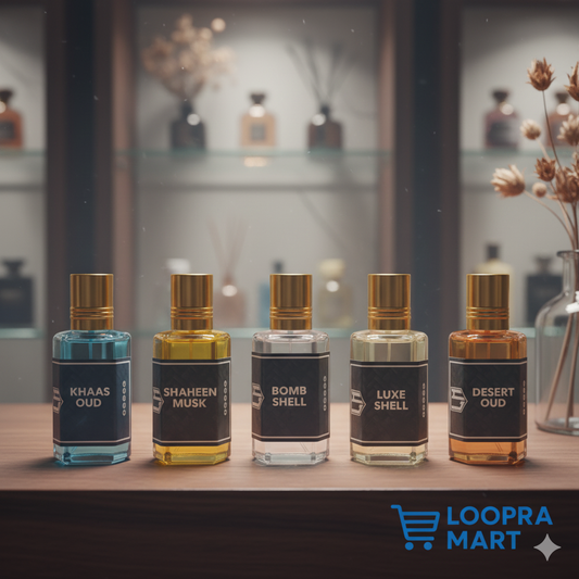 Arabian Scents Saver Pack – 5 Scents, 12ml Each